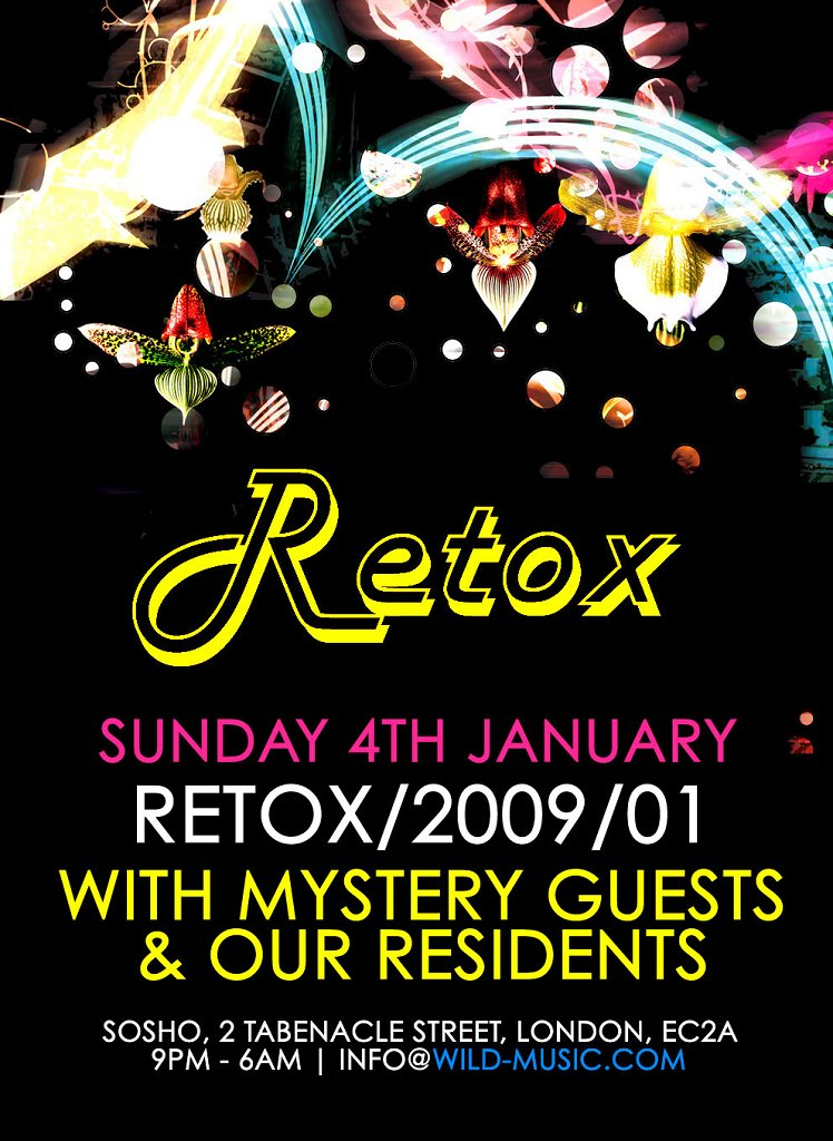 Retox 2009 - Flyer front