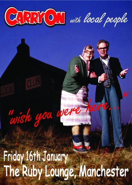 Carry On..... With Local People - Flyer front