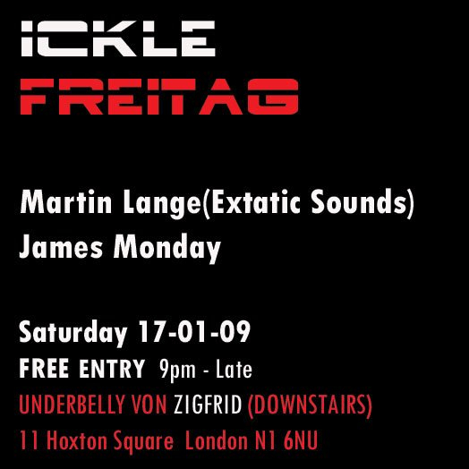 Ickle Freitag - Flyer front
