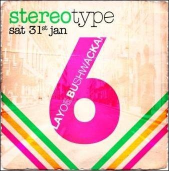 Stereotype 6th Birthday with Layo - Flyer front