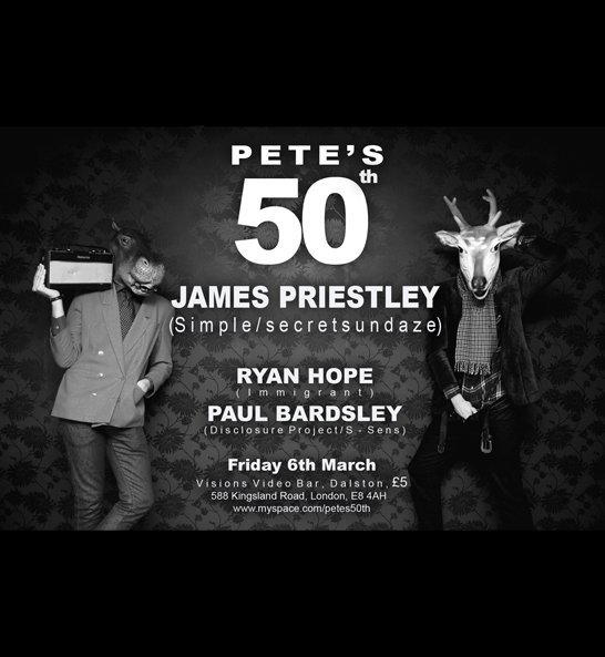 Pete'S 50th - Flyer front