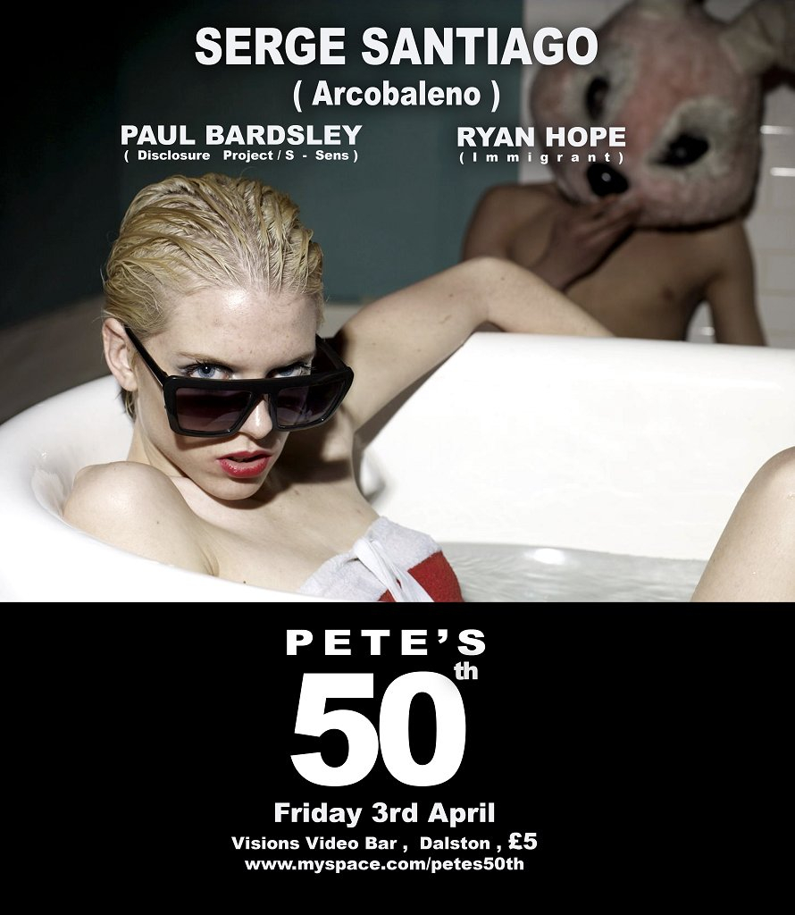Pete'S 50th - Flyer front