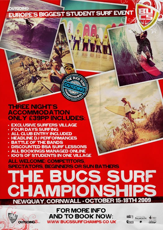 Bucs Surf Champs' Party with Mistajam - Flyer front