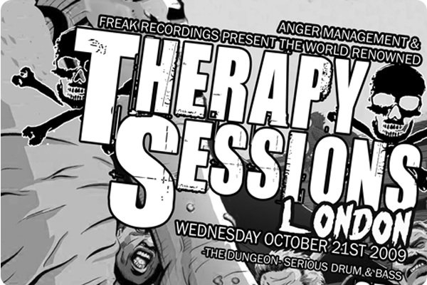 Therapy Sessions - Flyer front