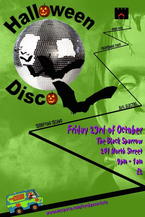 Unite presents Halloween Disco - Flyer front