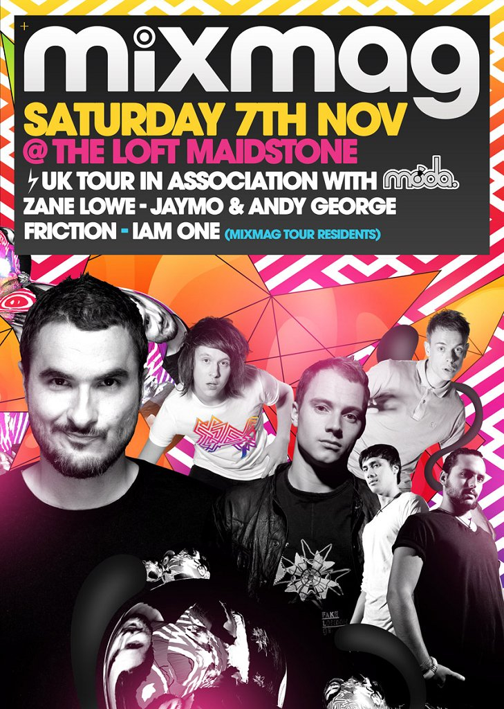 Mixmag Uk Tour - Maidstone - Flyer front