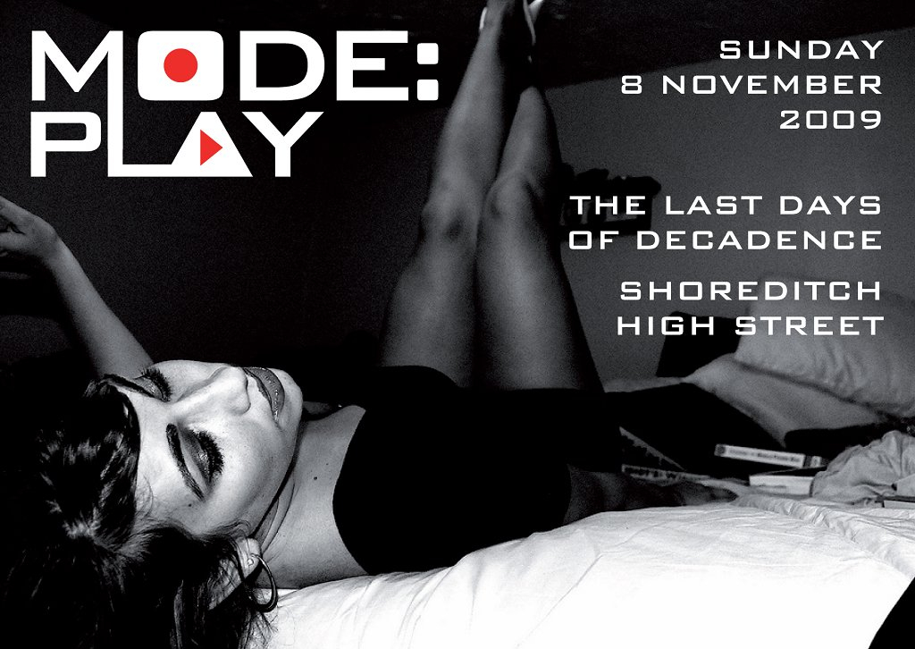 Mode:play - Flyer front