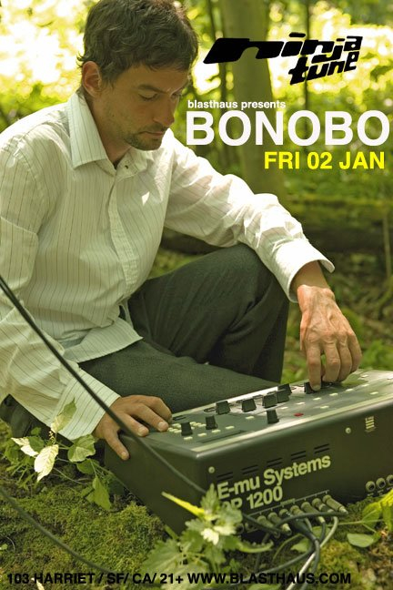 Blasthaus presents Bonobo - Flyer front
