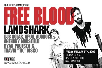Free Blood - Flyer front