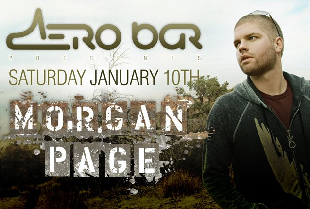 Aero Bar presents Morgan Page - Flyer front