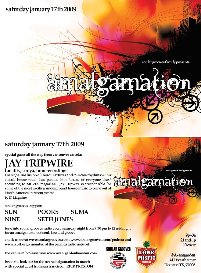 Soular Grooves presents Jay Tripwire - Flyer front