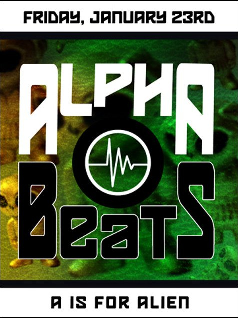 Alpha Beats feat Doc Martin - Flyer front