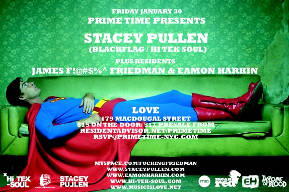 Prime Time presents Stacey Pullen - Flyer front