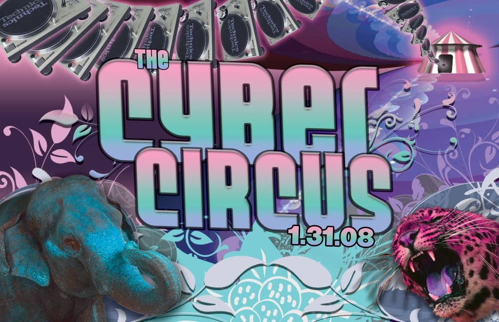 Cyber Circus - Flyer front