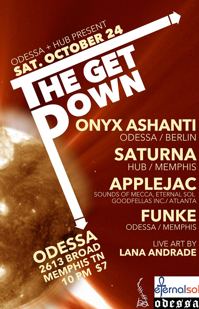 The Get Down - Flyer front