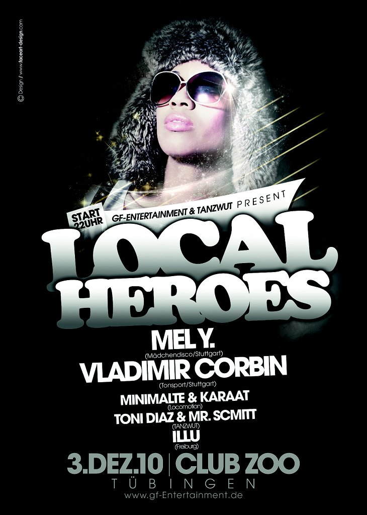 Local Heroes Vol.3 - Flyer front
