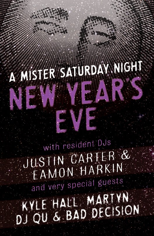 Mister Saturday Night Does New Years Eve - Flyer back