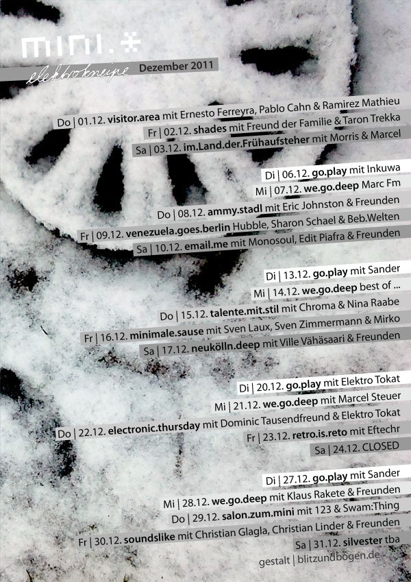 We Go Deep Mit Marc Fm At Minimal Bar Berlin