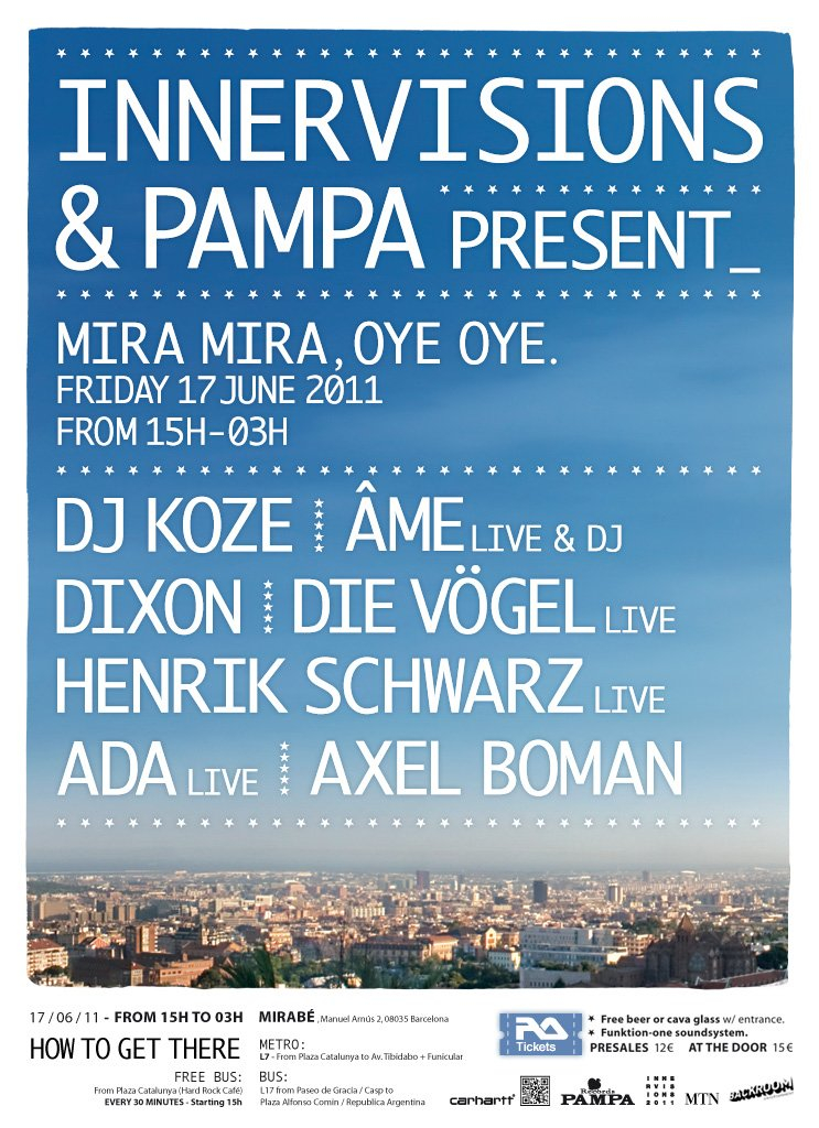Innervisions & Pampa - Flyer back