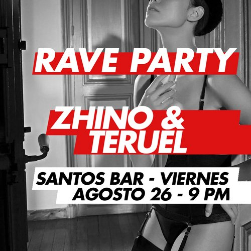 Zhino & Teruel — Rave Party - Flyer front