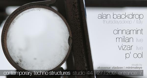 Contemporary Techno Structures - Flyer front