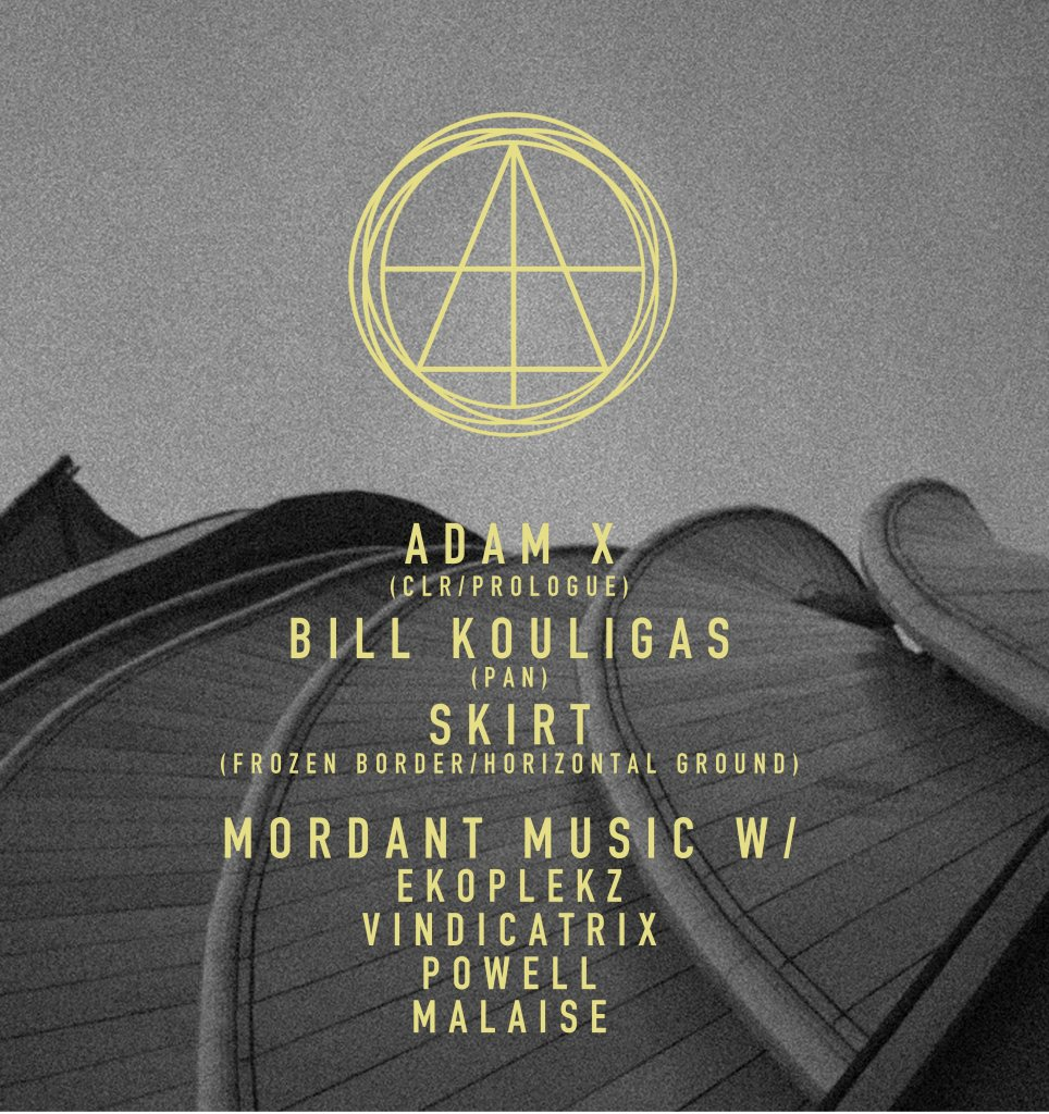 Local Authority with Adam X, Bill Kouligas & Skirt - Flyer front