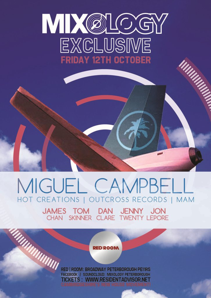 Mixology Exclusive - Miguel Campbell - Flyer front
