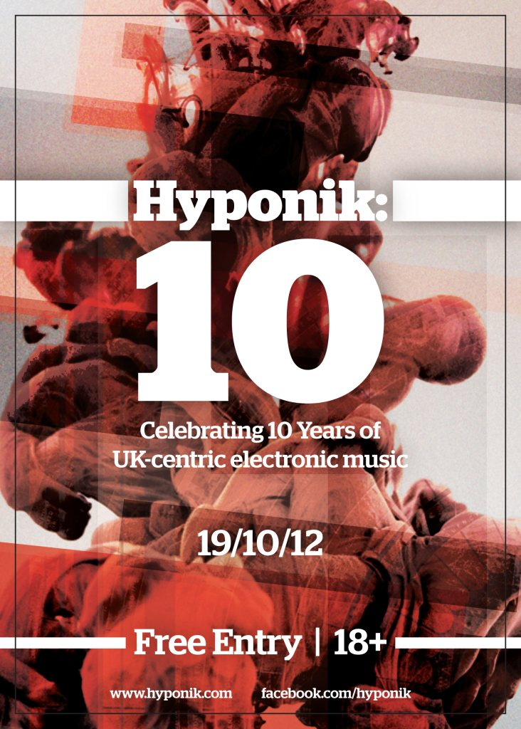 Hyponik:10 - Flyer front
