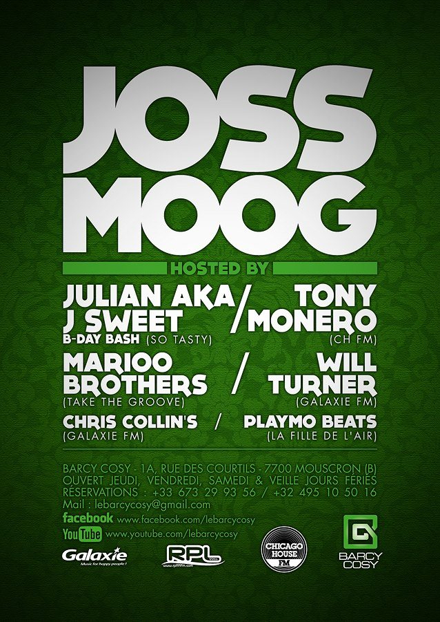Joss Moog At Barcy Cosy Belgium