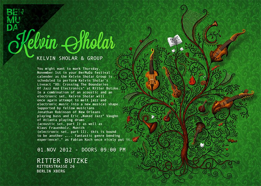 Kelvin Sholar & Group - Flyer front