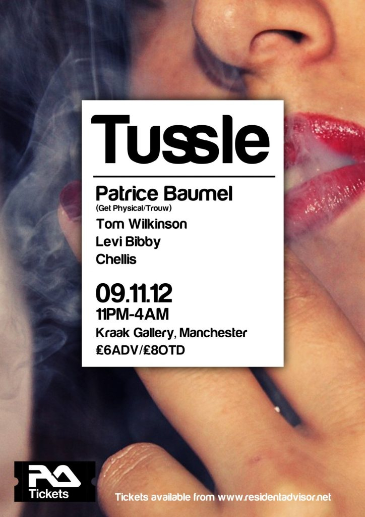 Tussle with Patrice Baumel (Get Physical / Trouw) - Flyer front