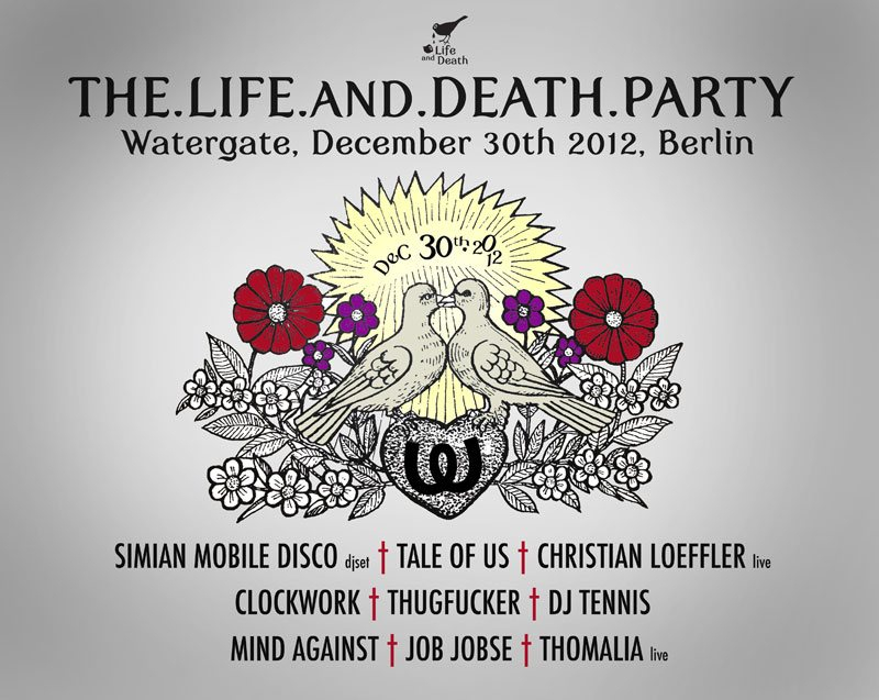 Life and Death Nacht - Flyer front