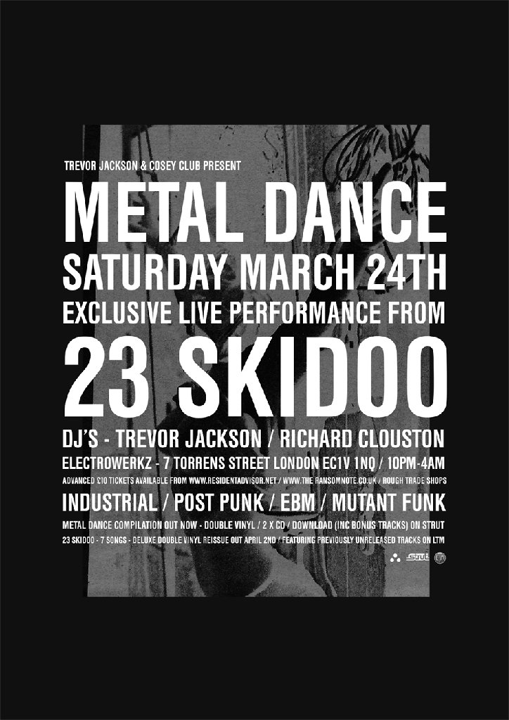 Metal Dance - Flyer front