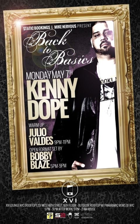 New Weekly Monday After Work- Late Night Roof Deck Party with Kenny Dope - Flyer front