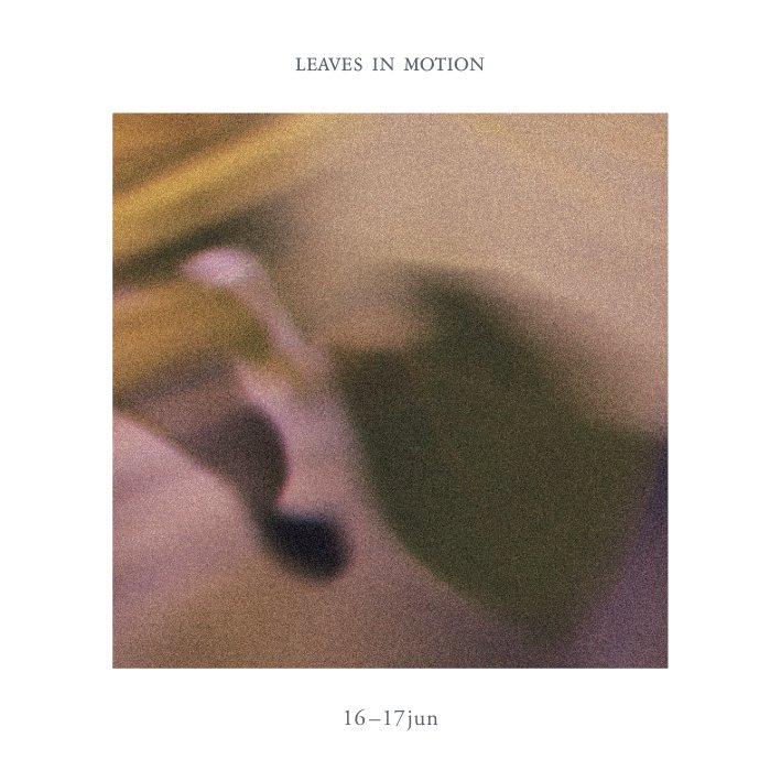 Leaves In Motion Pt. 3 with Genius of Time, Map.Ache, Don Williams, Rødhåd - Flyer front