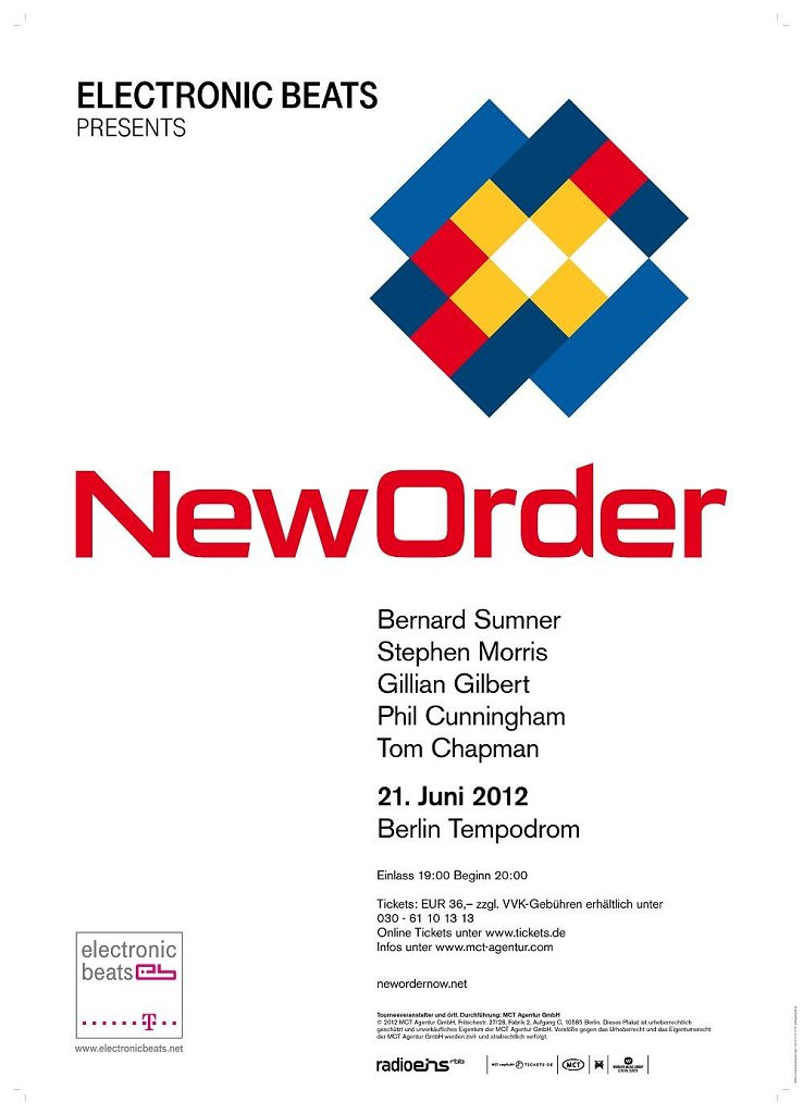 New Order - Flyer front