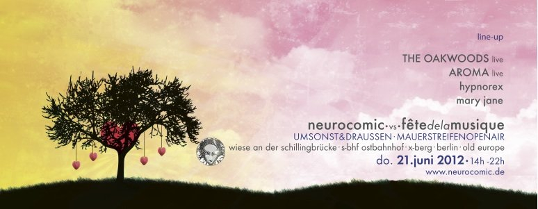 Neurocomic vs. Fete de la Musique - Flyer front