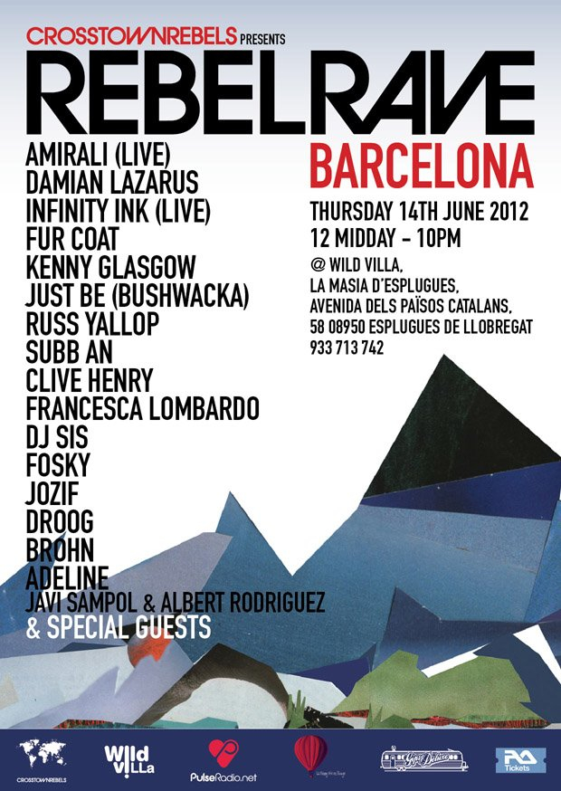 Rebelrave Barcelona - Flyer front