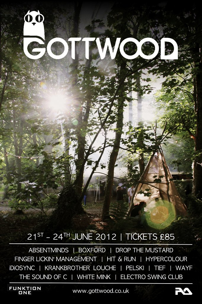 Gottwood Festival 2012 - Flyer front