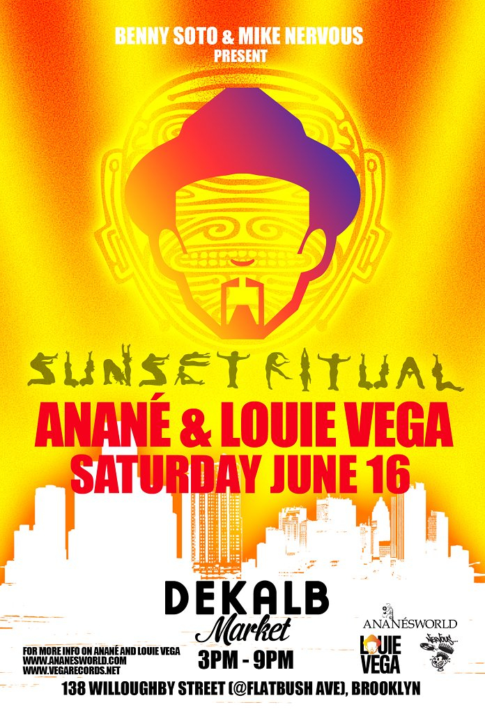 Anane & Louie Vega - Sunset Ritual - Flyer front