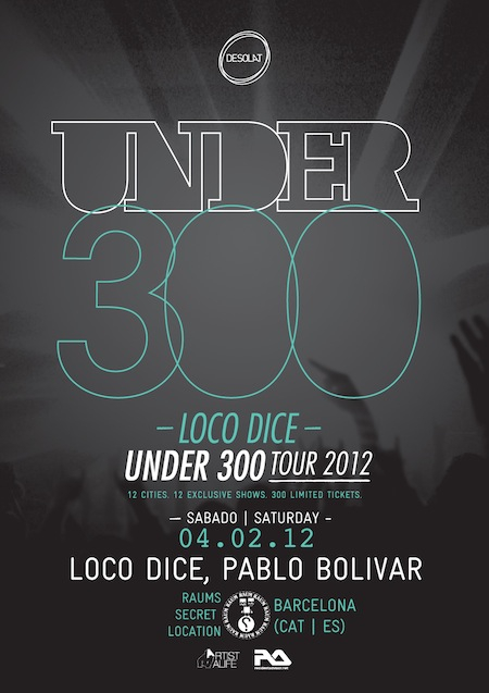 Under 300 - Barcelona - Flyer front