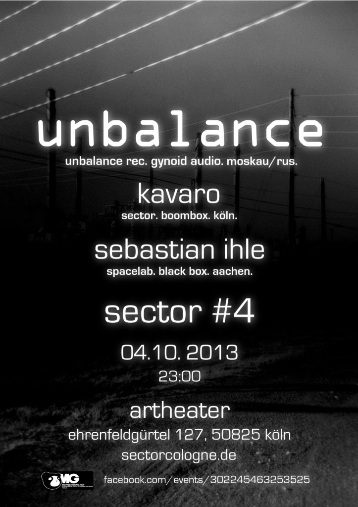 Sector #4 - Unbalance / Kavaro / Sebastian Ihle - Flyer front