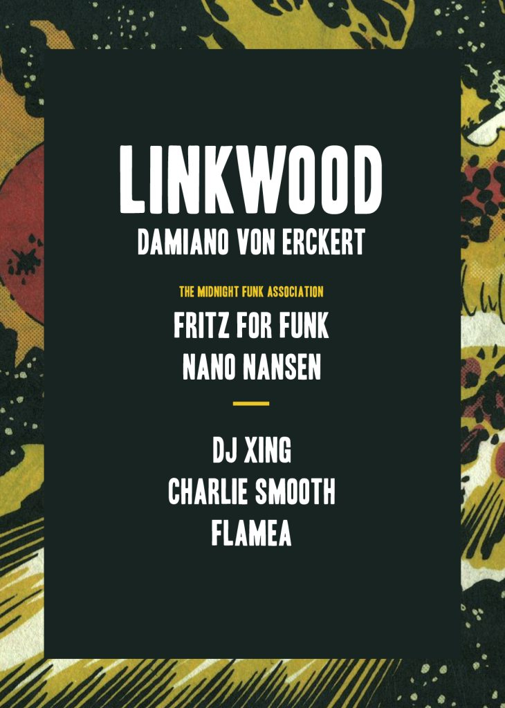 Get Deep with Linkwood, Damiano von Erckert, The Midnight Funk Association - Flyer back