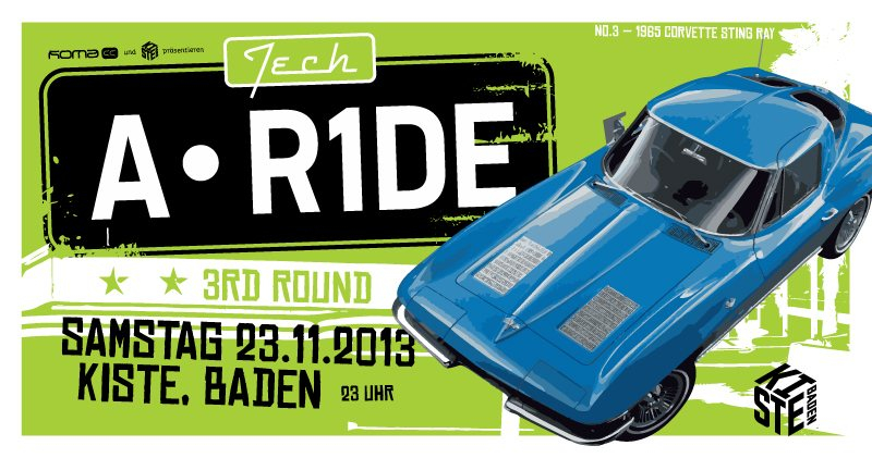 Tech A Ride - 3rd Round - Flyer front