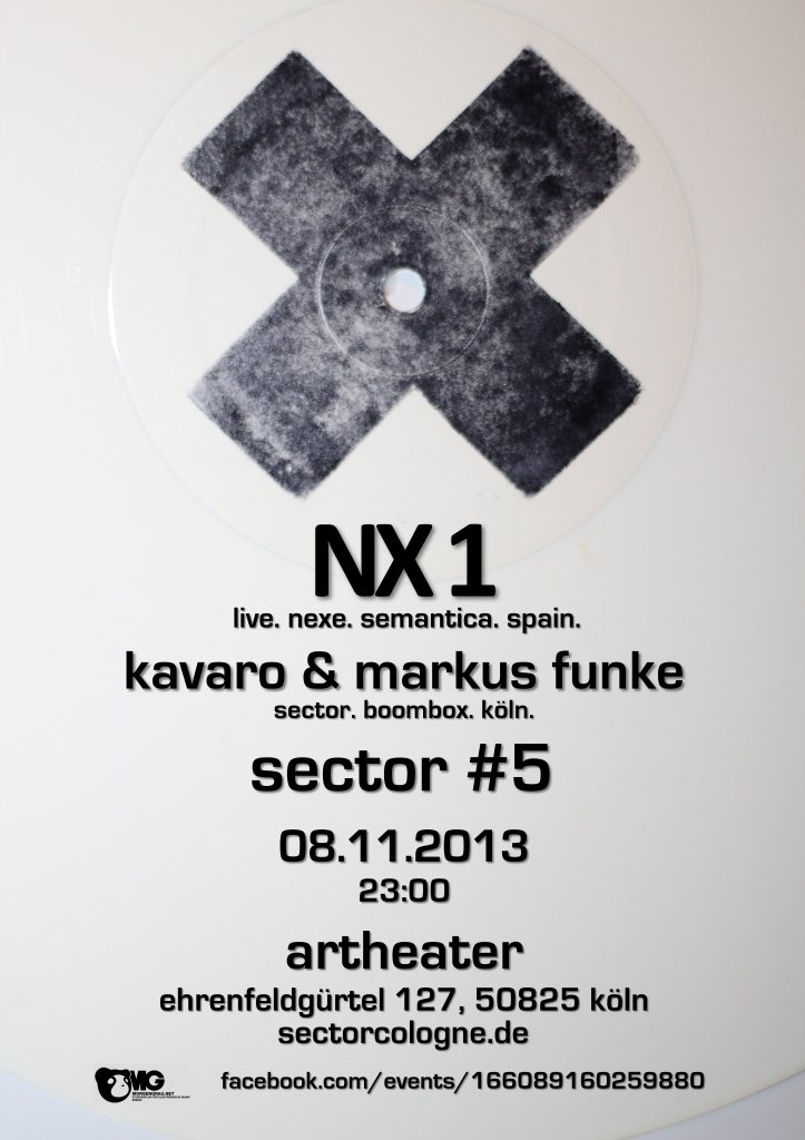 Sector #5 // NX1 (Live) / Kavaro / Markus Funke - Flyer front