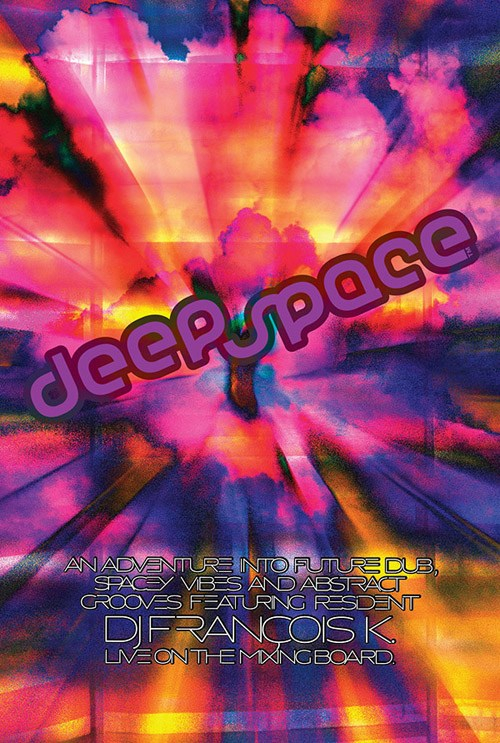 Deep Space feat. François K - Flyer front
