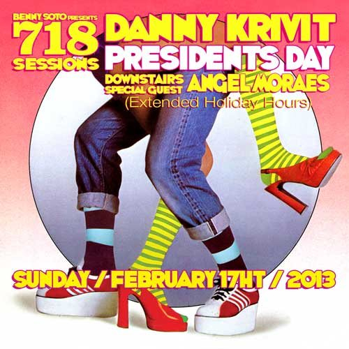 Danny Krivit & Angel Moraes present 718 Sessions - Flyer front