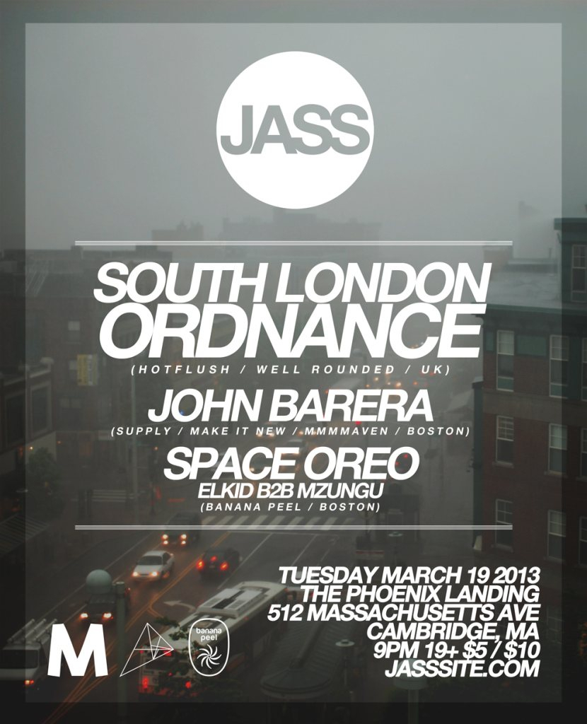 Jass with South London Ordnance - Flyer front