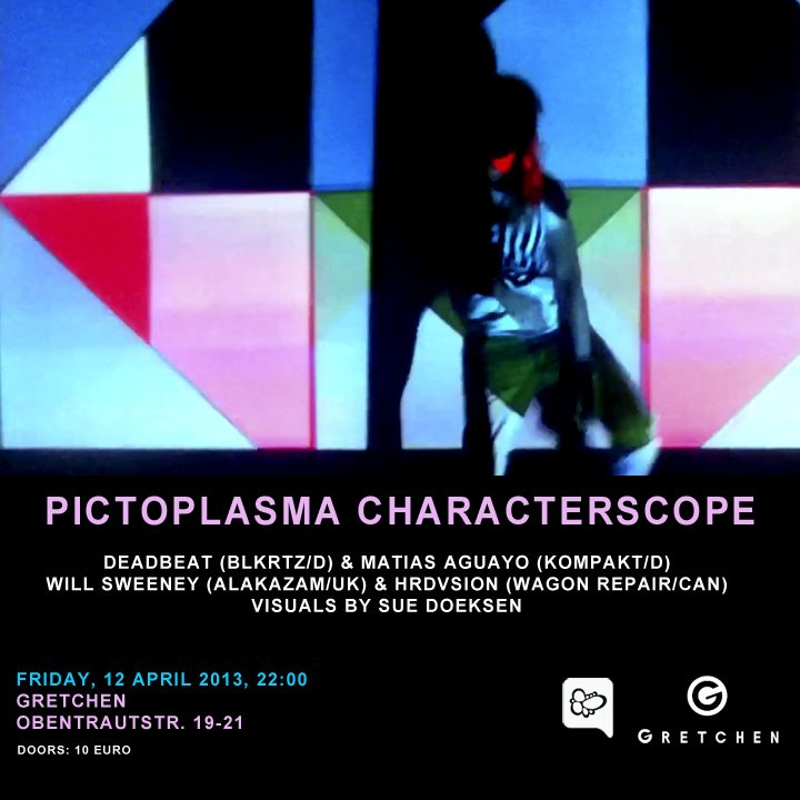 Pictoplasma Festival - VJ Characterscope Performance - Flyer front