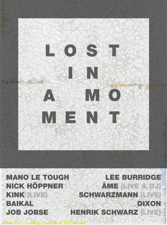 Lost In A Moment - Flyer front